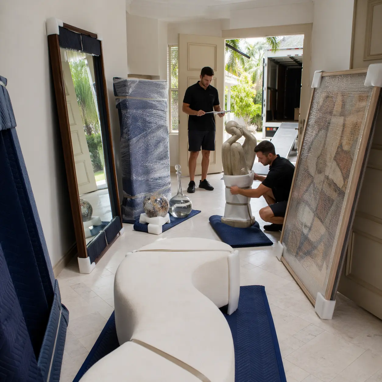 Delicate item transport for fragile and unusual belongings