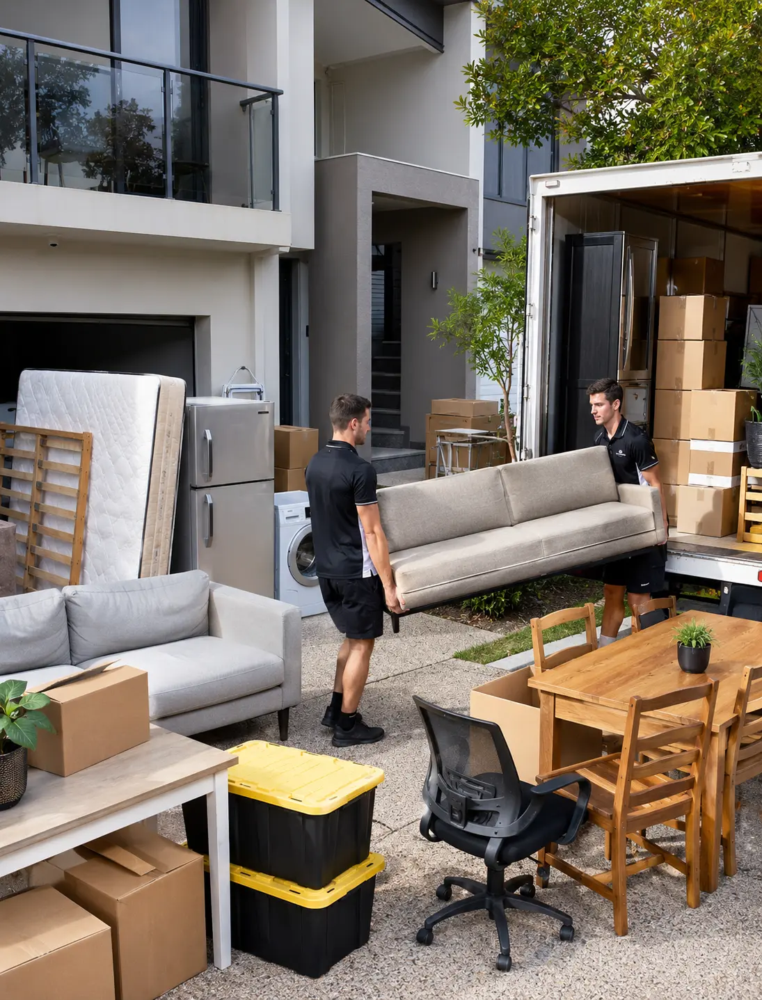 North Lakes furniture removals for homes units and townhouses
