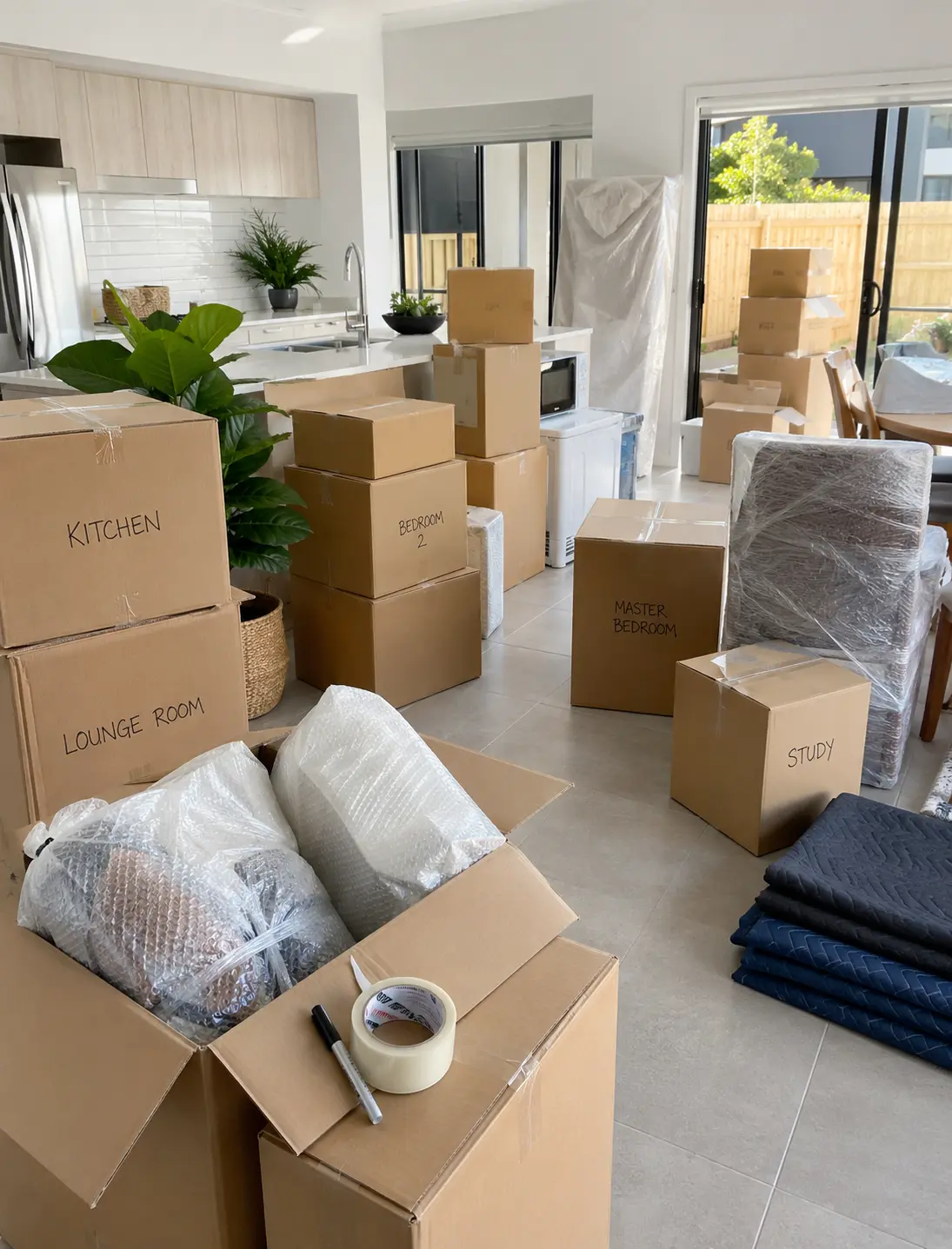 North Lakes packing and moving services for furniture removals and local moves