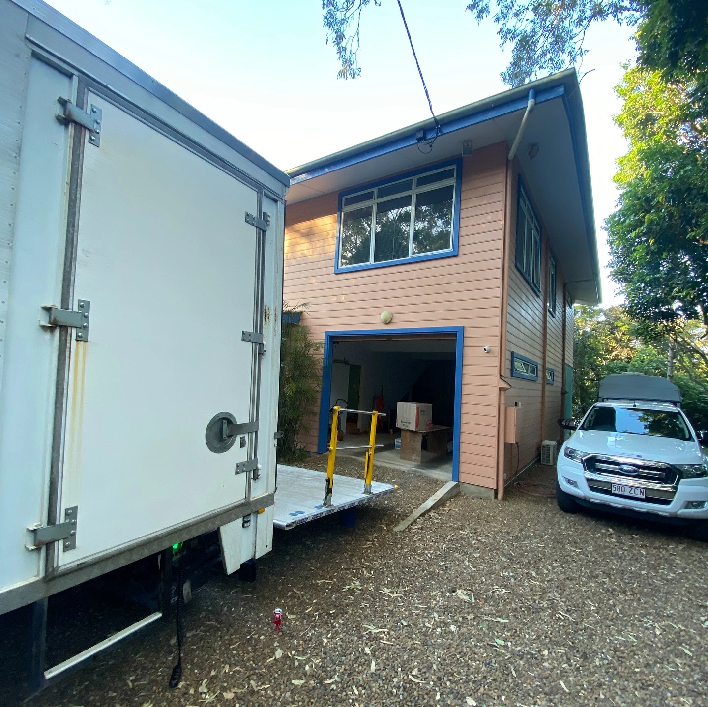 Newtown removalists carefully loading furniture for a Toowoomba home move